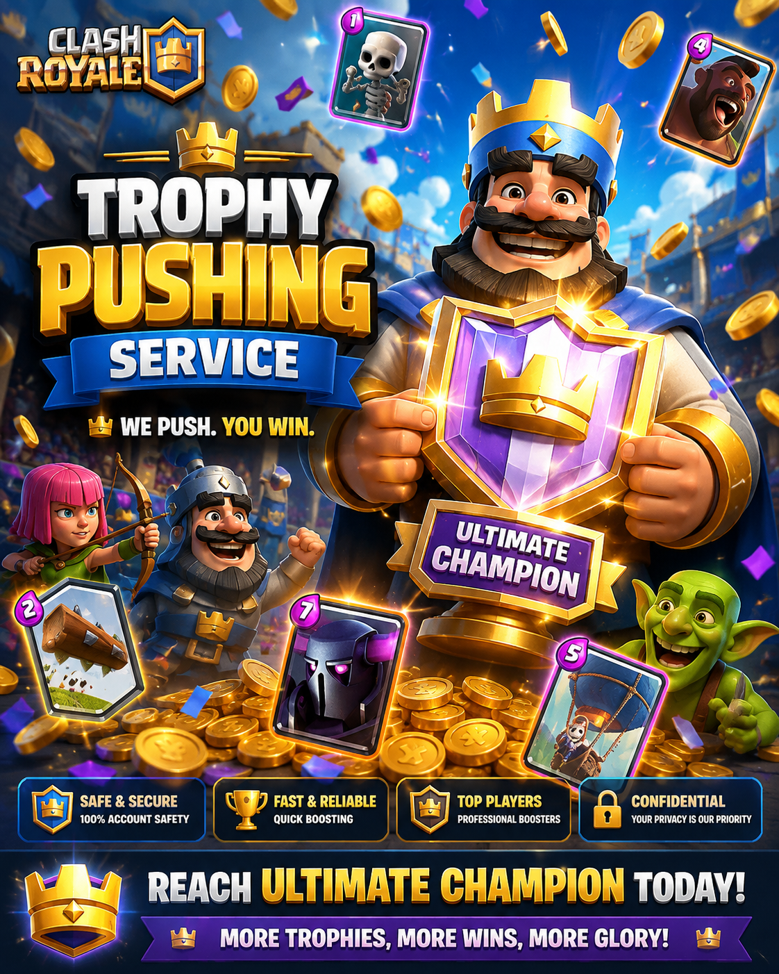 Clash Royale Trophy Ladder Push
